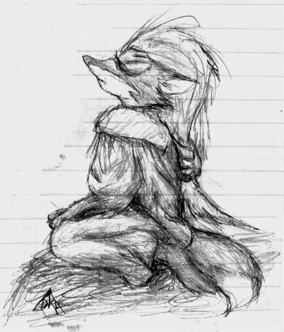 A very old sketch of a fox just sitting there, ya know?
ysbah23.jpg - 1996-09-30
